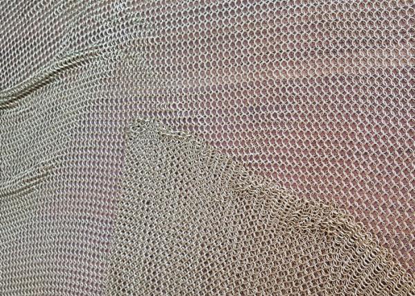 Architectural Drapery Metal Ring Mesh For Isolation Wall Screen