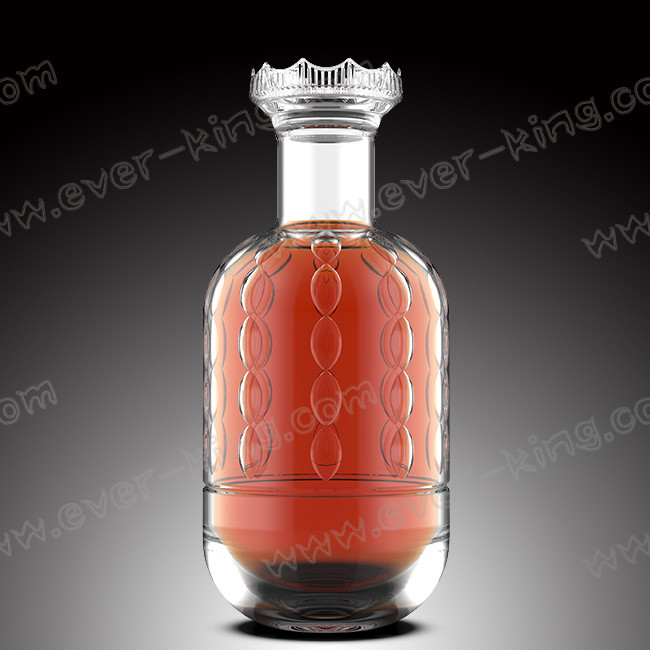 Бутылки духа бесцветного стекла дуриана 750ML форменные