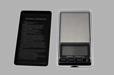LCD Display Mini Pocket Scale , Stainless Steel Digital Pocket Jewelry Scale SF718