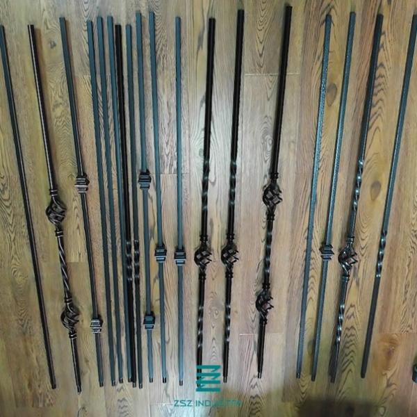 Hollow Tube Square Metal Railing Posts For Powder Coating Stairs Balustrades