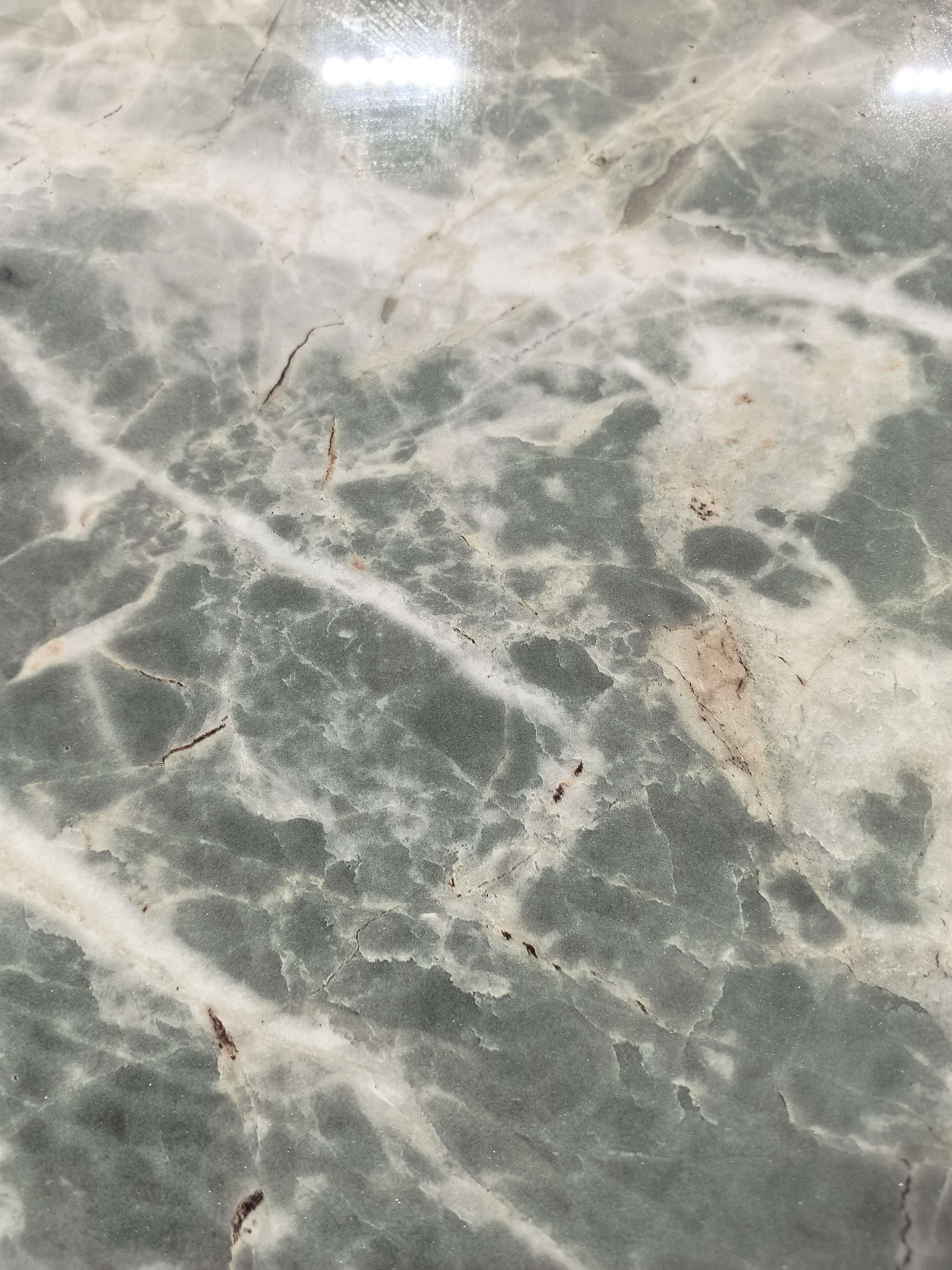 Stunning and Non-slip Green Polished 1600x3200x12mm Sintered Stone Slab AAA Grade for Project and Renovation