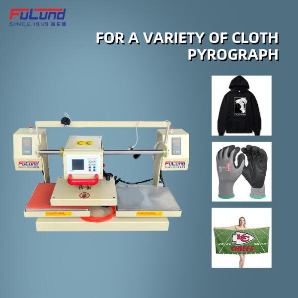 CE Certified Automatic Heat Transfer Machine, Gloves Garment Heat Press Machine