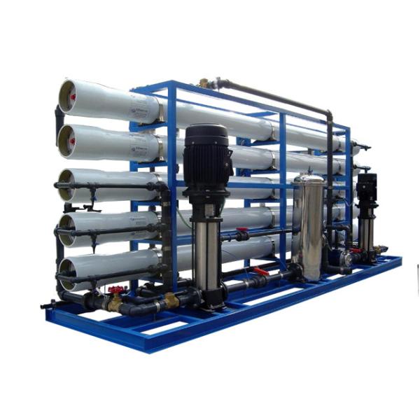 Drinking Water 1000 Lph Ro Plant Plywood Case Material For Industrial Use
