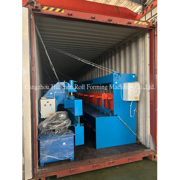 Hydraulic Corrugated Panel Roll Forming Machine with 11 Stations, 45# Steel Quenching and Plating for Roofing Sheet Manufacturing at 15-20m/min Speed