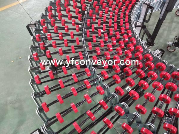 Durable ABS Skate wheel Conveyor,Gravity Flexible Conveyor