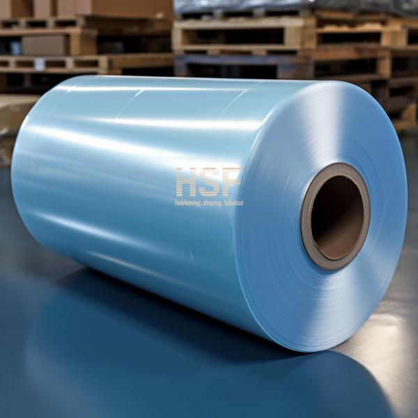 50μm Translucent Blue CPP Plastic Film with High Seal Strength for Industrial Packaging