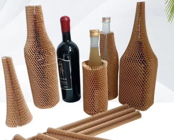 Biodegradable Recyclable Craft Honeycomb Paper Sleeve For Fragile Goods