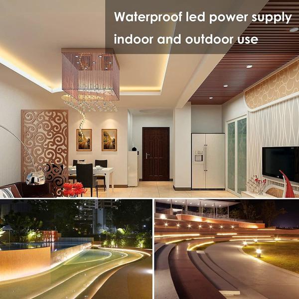 60W Triac Dimmable Driver PWM Phase Cut Waterproof LED Driver For Outdoor