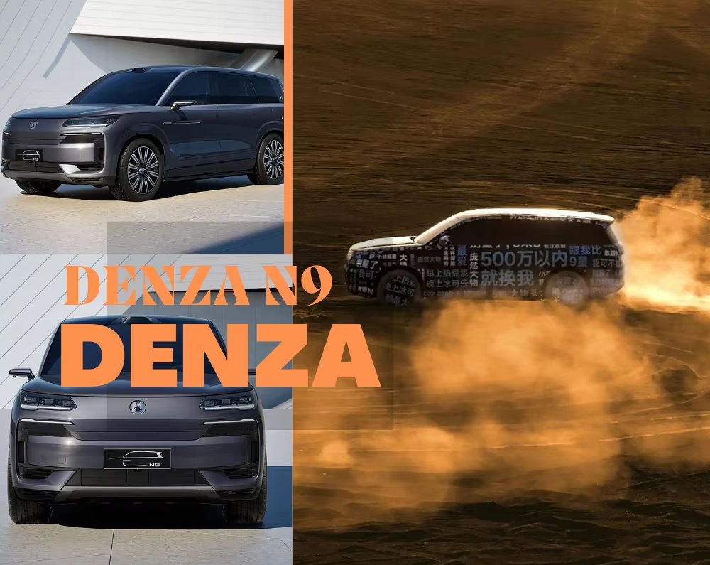 Denza D9 Electric 4WD 600km Range New Energy Vehicle MPV