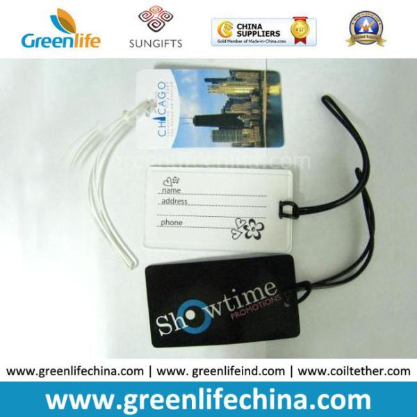 Plastic PVC Luggage Tag Promotional VIP Gift Baggage Tag Card