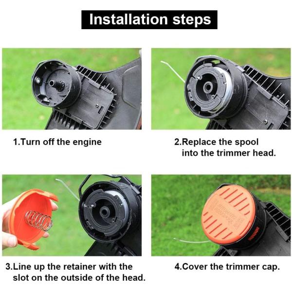 Heavy-Duty Vortex Blade Infinity Grass Trimmer Line