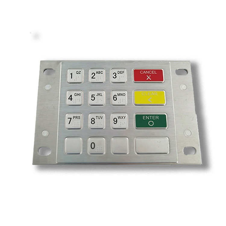 Пылезащитный киоск торгового автомата кнопочной панели машины IP65 SS304 ATM с 16 ключами