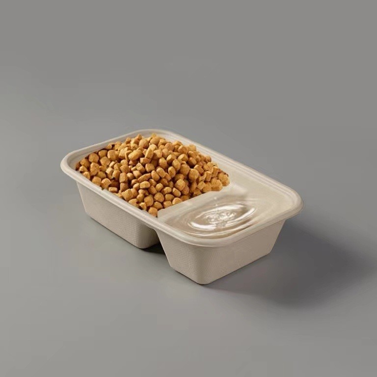 Disposable Cat Food Bowl Cat Tableware Biodegradable Paper Bowl Thickened Cat Bowl