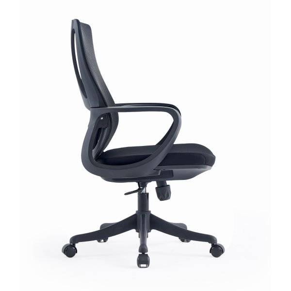 Promotional Executive Mesh Office Chair Low Back Swivel With Lumbar Support