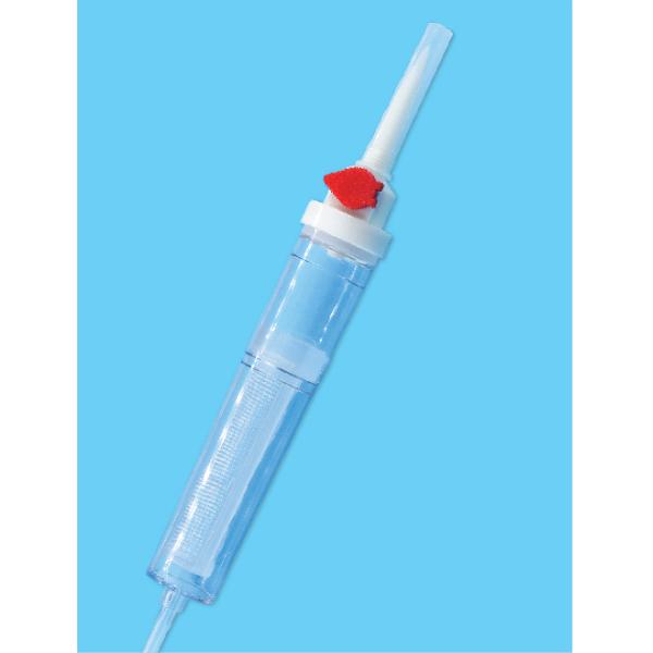 CE ISO Disposable Blood Transfusion Set Lock Adapter With Hypodermic Needle 18G