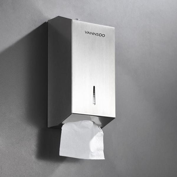 SS Washroom Paper Towel Dispenser Commercial Manual Bathroom Accessories