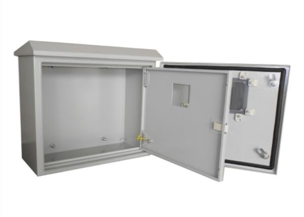 Outdoor Indoor Stainless Steel Electrical Cabinet / Anti Rust Metal Distribution Box