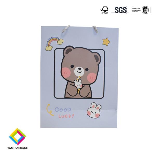 Paper Gift Bag Kids Children Gift Bags Cute Printing For Birthday Favors Chocolate Toys