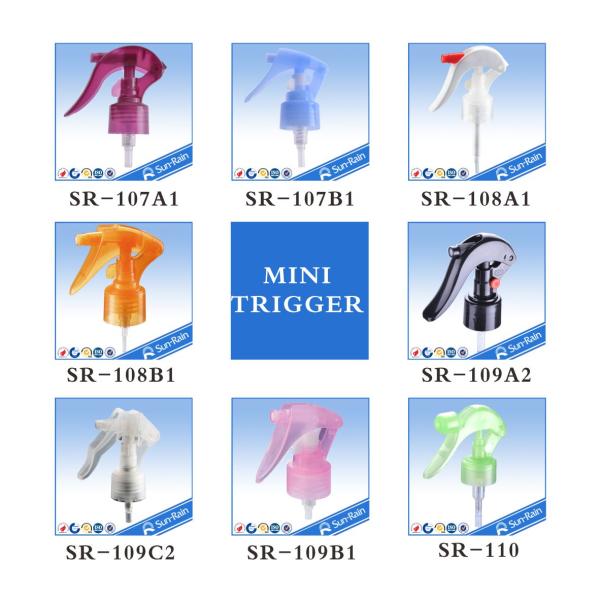 Pulverizador do disparador do agregado familiar alaranjado mini para produtos automotivos do cuidado