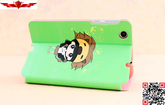 New 100% Qualify Perfect Fit Cartoon Ultra Thin PU Leather Cover Case For Lenovo S5000