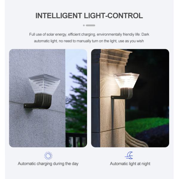 стена СИД 3000k 6000k солнечная освещает на открытом воздухе со светящей батареей