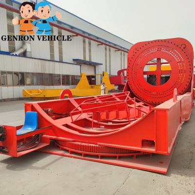 Wind Turbine Blades Transport Trailer Truck Special Design For Tower And Generation