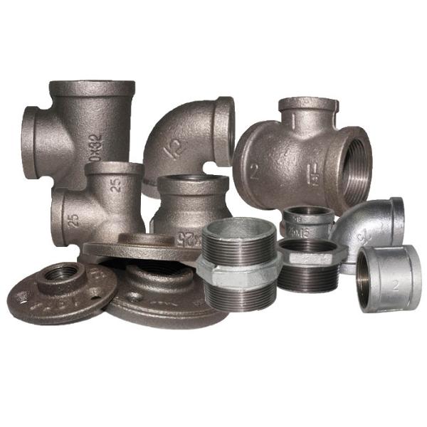 GI Socket Galvanized Plumbing Fittings 1/2 Inch Pipe Fittings Malleable Iron Material