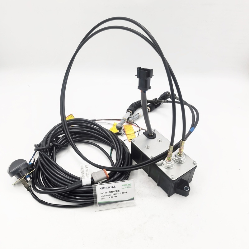Universal AX Dual-Line Throttle Motor 1.8M 24V for Construction Vehicles