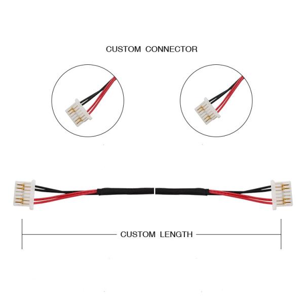 JST SHLP-06V-S-B LED Backlight Cable Wire Harness 500mm Length