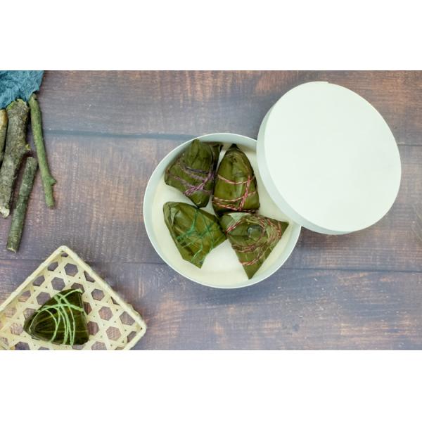 Natural Round Disposable Wooden Box compostable Φ115mm Φ120mm Φ135mm Φ136mm