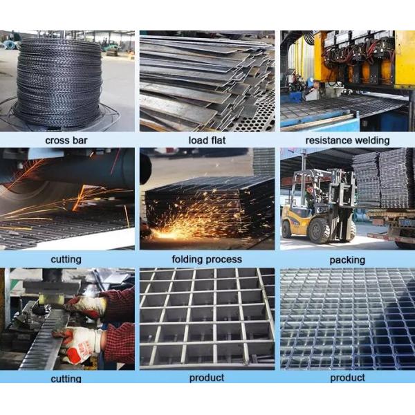 Passage couvert en acier d'installation facile râpant pour la couverture de drain de canalisation de toit