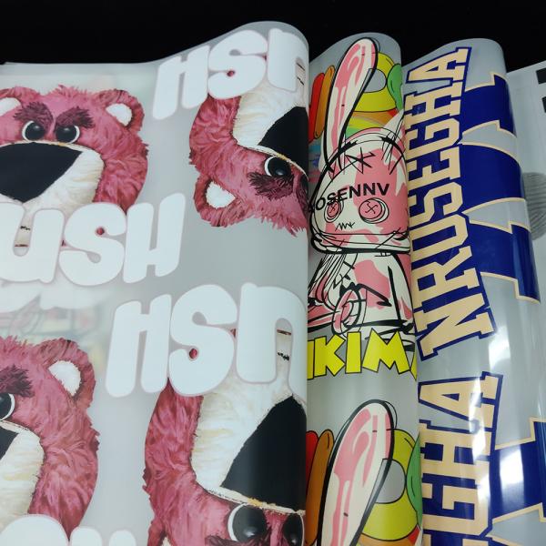 Печать DTF 30cm 33cm 60cm горячая кожура теплопередача ПЭТ пленка DTF пленка ролл