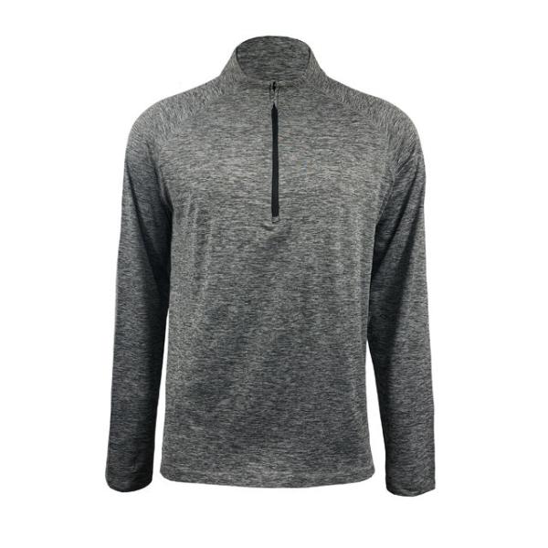 Outono Design personalizado Wicking 100% Poliéster Sólido Gym Running Homens Fitness Hoodie