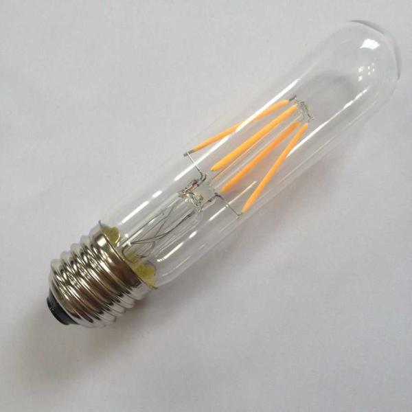 smoke glass clear T30/T10 4W 2W 6W dimmable filament led tubular bulb light medium screw base