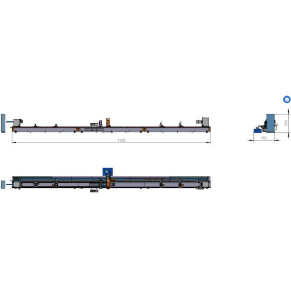 High Performance Hydraulic Cylinder Test Bench 8L/min 7.5KW For Assembly