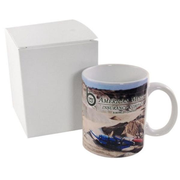 ceramics mug color paper box  cup packaging flat gift box  coffee cup gift box