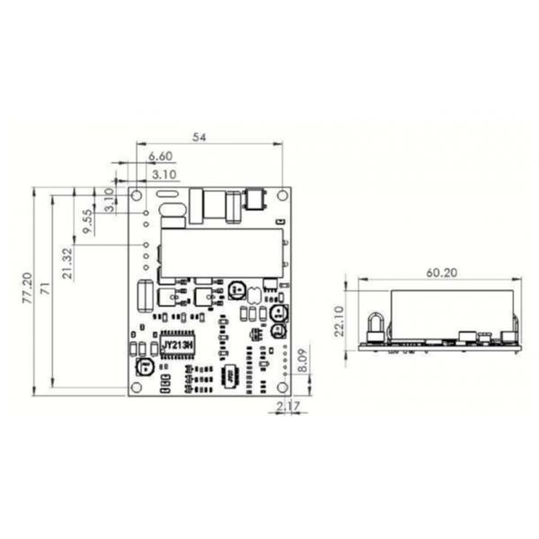JYQD-V8.8B Двигатель без щетки 220VAC Ввод 100W для двигателя бытовой техники