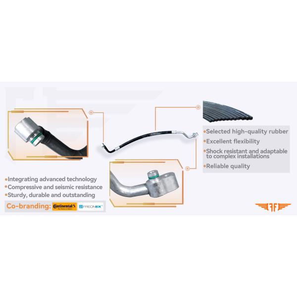 4F0260701M Audi A6 C6 Air Conditioning Tube For Car Corrosion Resistant 05-12