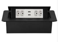 Brazil OEM Kitchen Office Table Pop Up Outlets Self Grounding Waterproof Floor Outlet