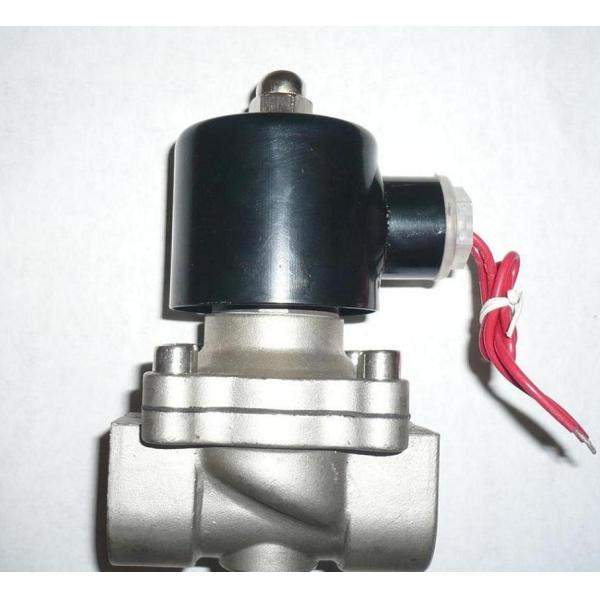Cast Iron / SS304 IP68 Two Way Solenoid Valve DC 24V Water Fountain Equipment 2''