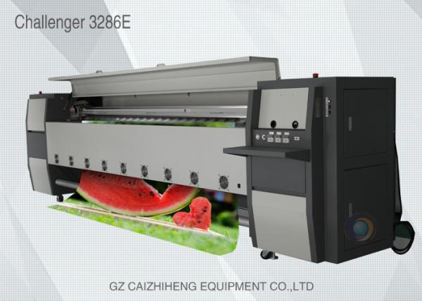 Digital Industrial Inkjet Flex Banner Printer Seiko 508GS Head Challengr 3286E