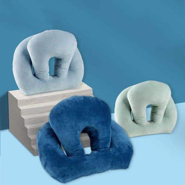 Comfortable Nap Customized Office Support Cervical Memory Foam Pillow with 1kg Weight