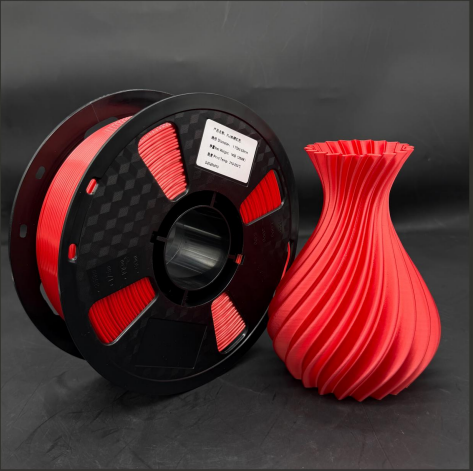 Glossy Shiny Metallic Silk 3D Printer Filament 1.75mm 1kg Low Warp Bubble Free for Art Figurines