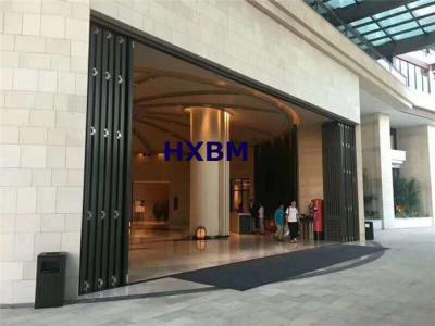 EPDM Aluminum External Folding Doors 12A Glass Waterproof 75mm Depth