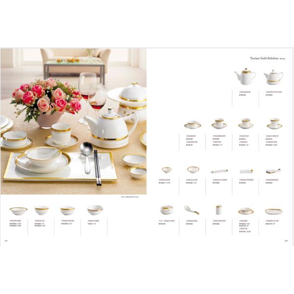 Porcelain Gold Party Wedding  8.25