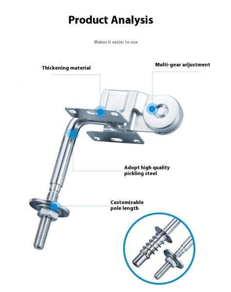 Sofa Headrest Adjustable Silver Hinge Furniture Headrest Mechanism Sofa Headrest Hinge Furniture Head Hardware