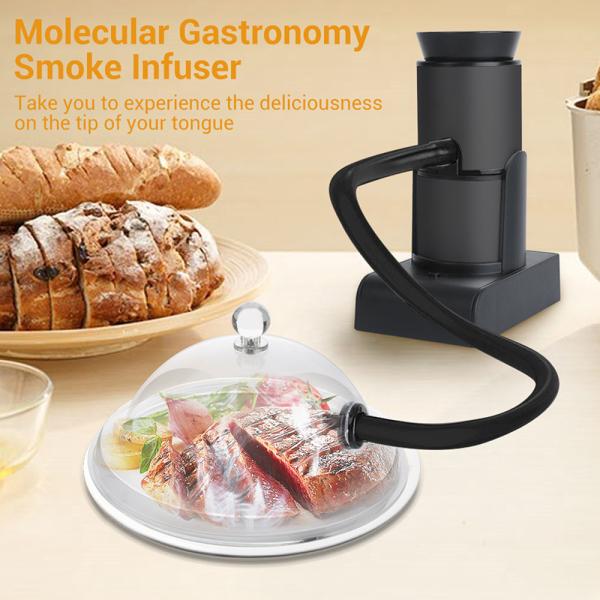 Plastic Utensils and Handheld Smoke Generator for Smoke Generation in Molecular Cuisine