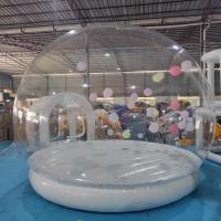 Tenda de bolhas inflável popular transparente Iglu Tenda de domo Casa Glamping Pvc