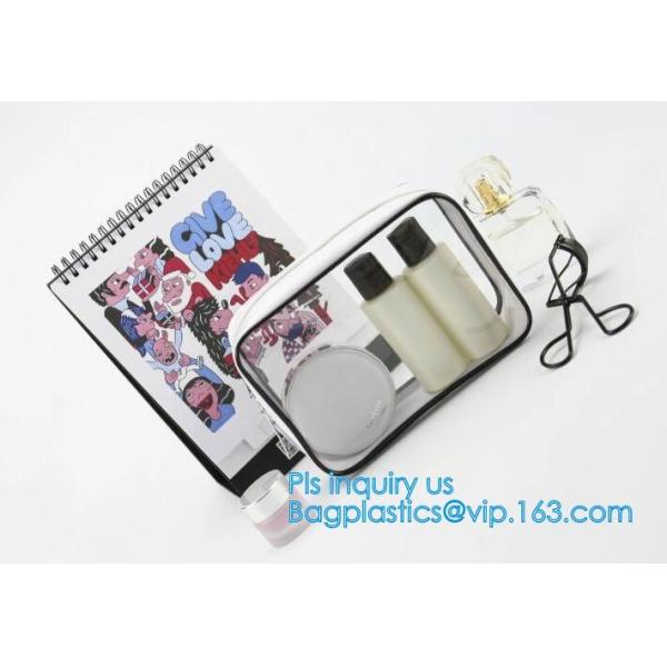 Cosmetic Bag Make up Organizer Bag Waterproof PVC Makeup Bag, travel clear pvc makeup bag cosmetic bag, vacation beach p