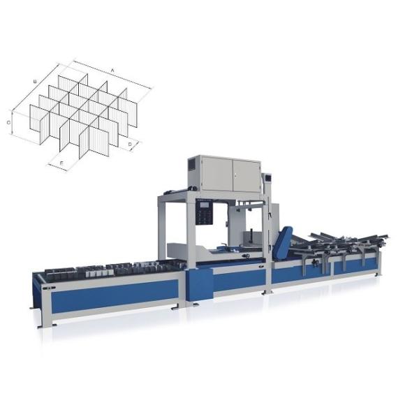 Automatic Partition Assembler Machine, Clapboard Assembling Machine, by slotted corrugated cardboard sheets